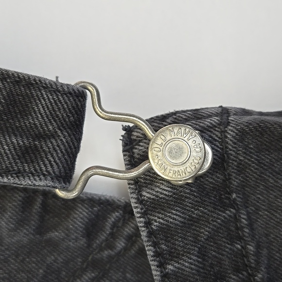 Black Denim Old Navy Overalls - Size Large - Picture 6 of 11